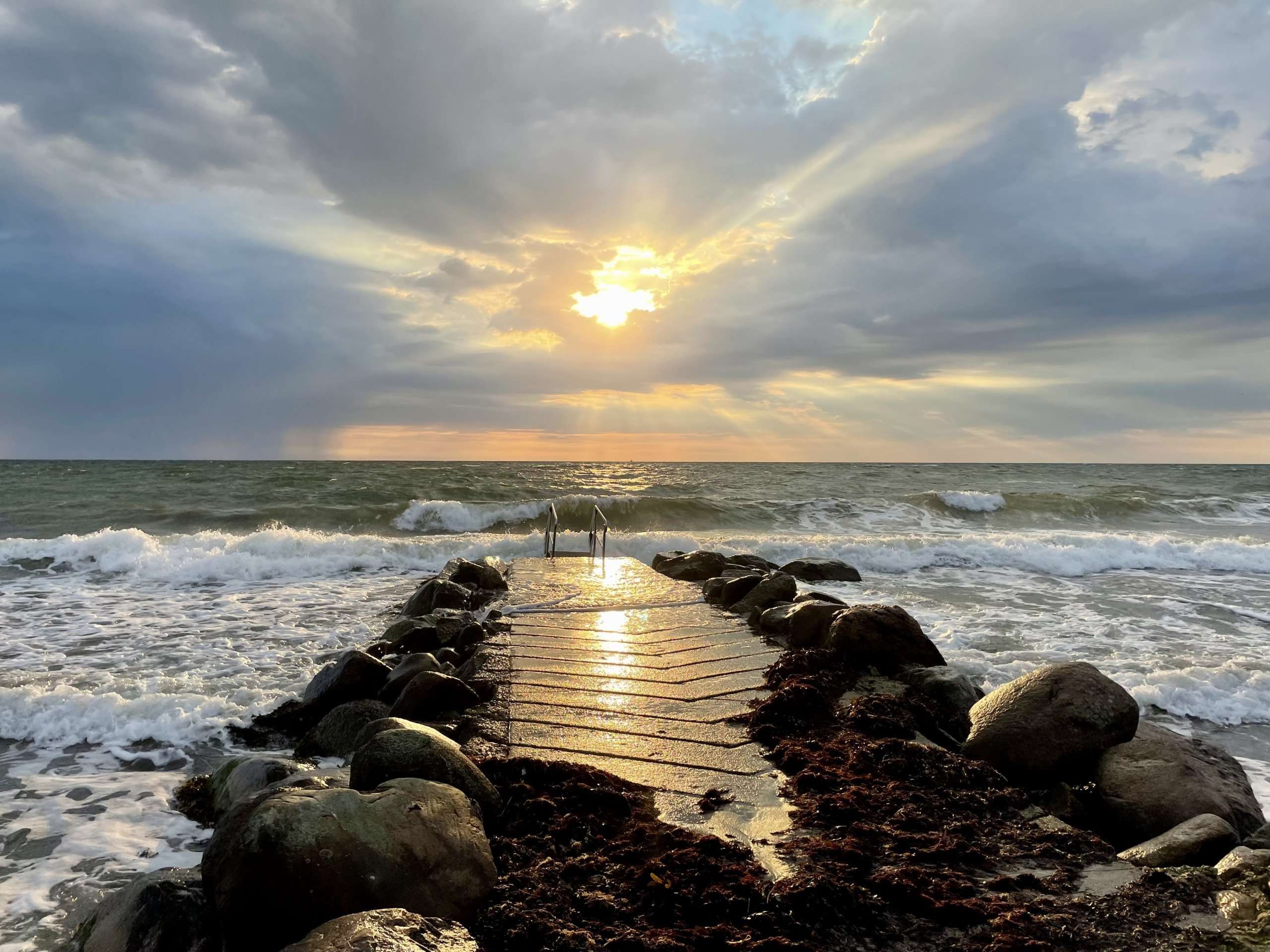 Klausdorfer Strand bei Sonnenaufgang