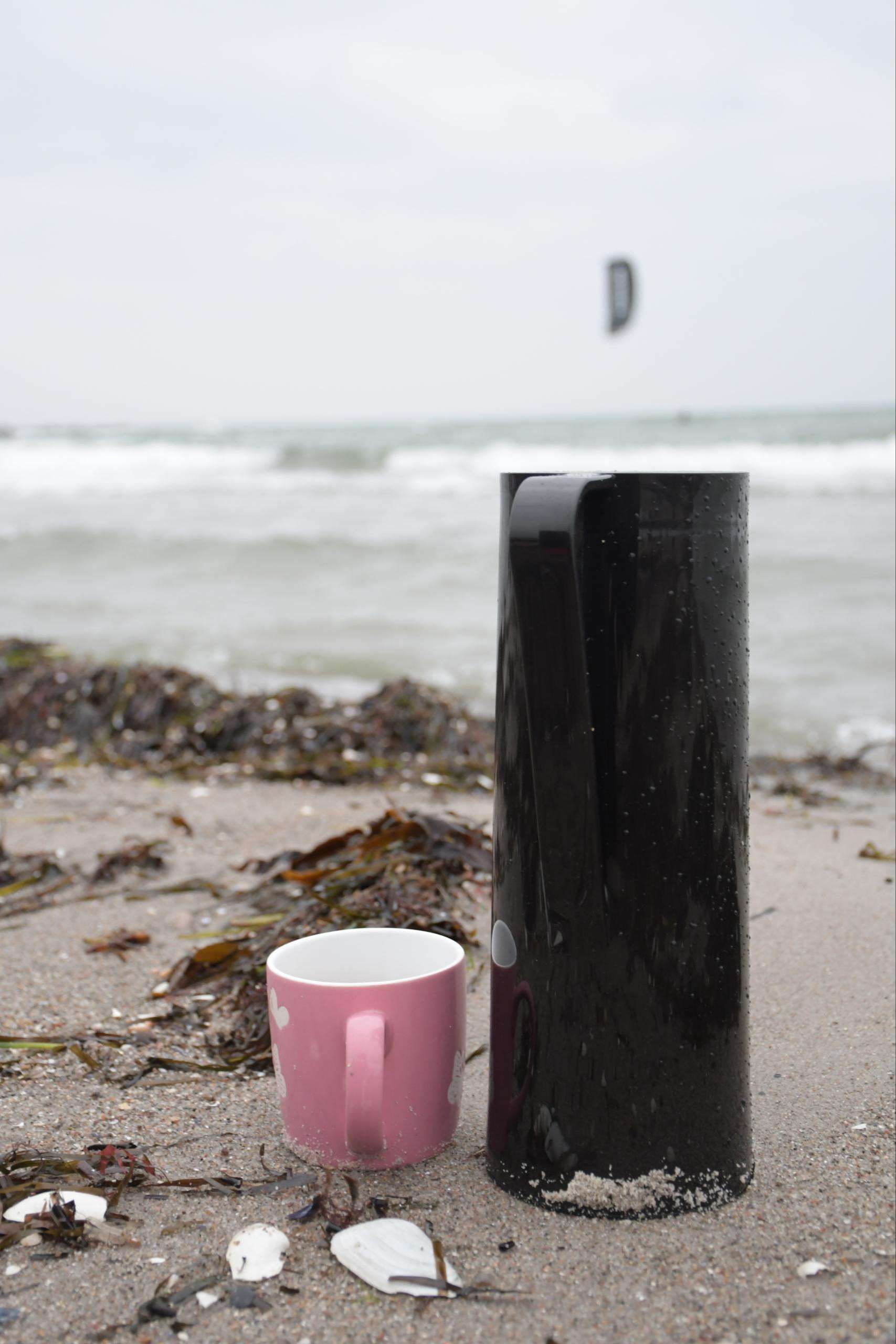 Kaffee am Strand auf Fehmarn 