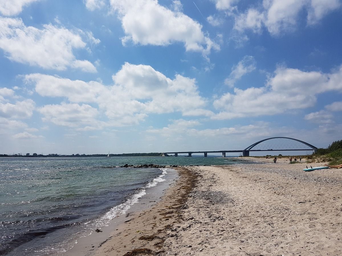 Der Strand von Fehmarnsund auf Fehmarn