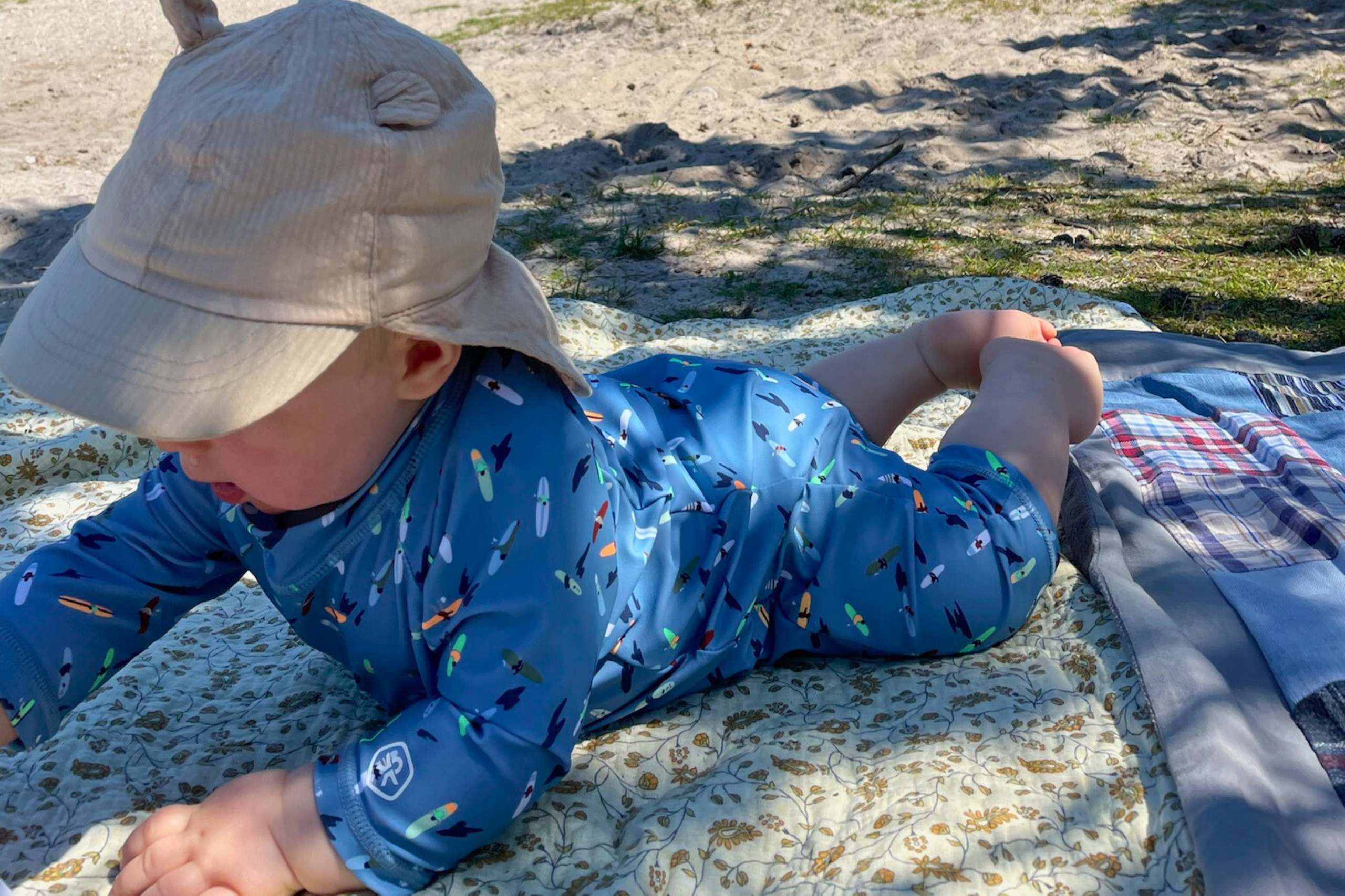 Baby am Gammendorfer Strand auf Fehmarn