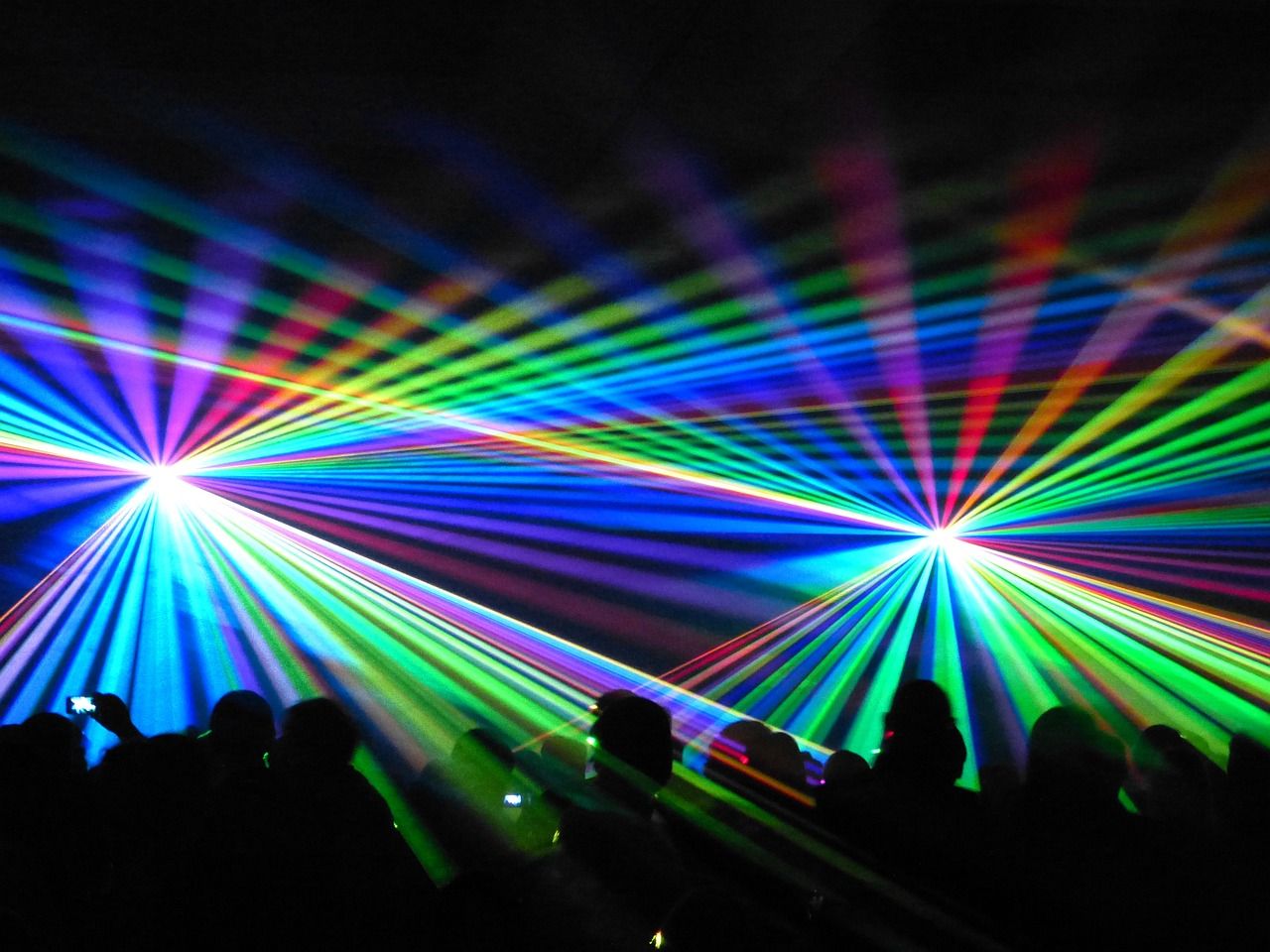 Laser-Show zu Silvester auf Fehmarn