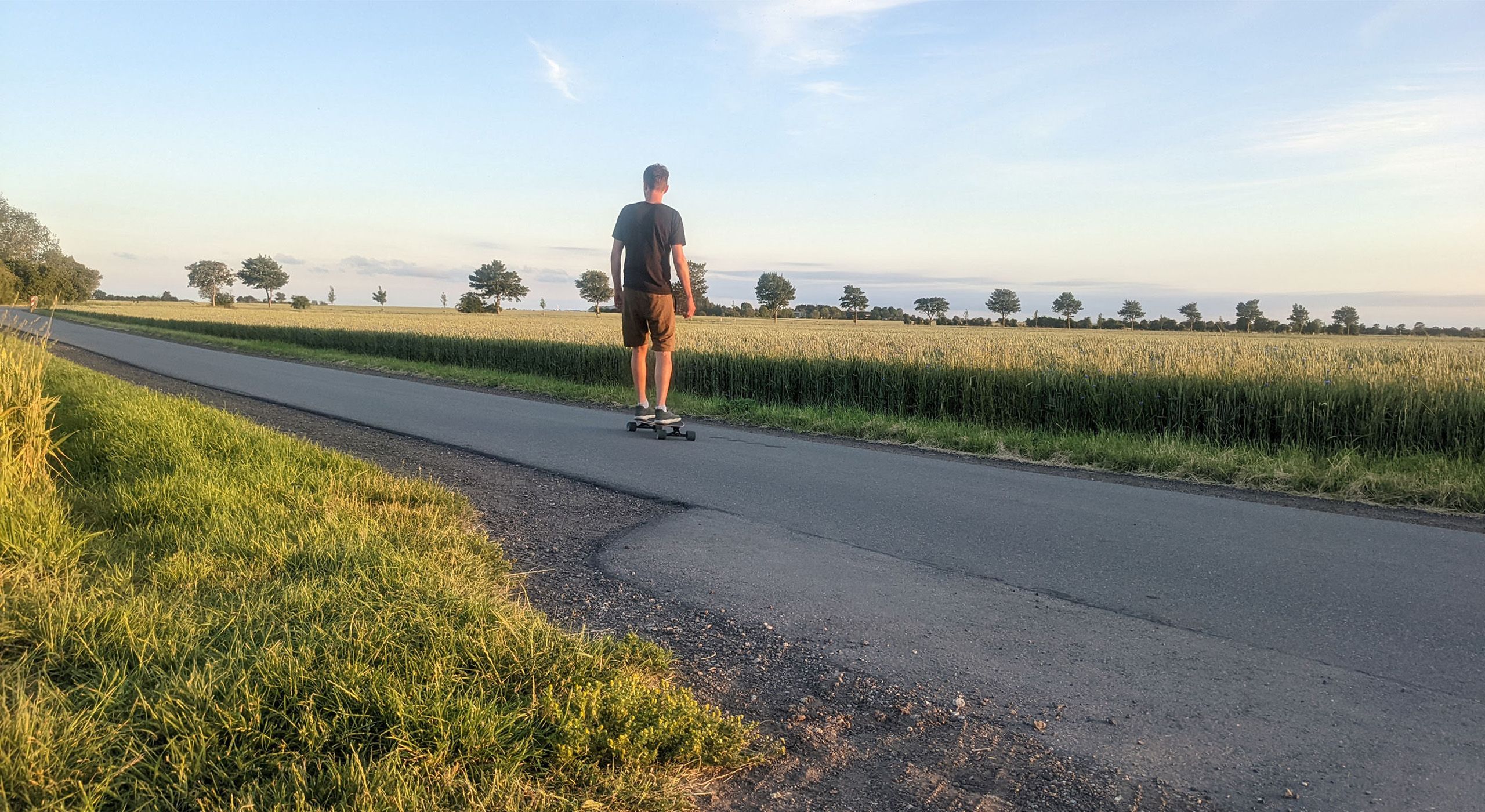 Longboarden im Inselwesten auf Fehmarn 