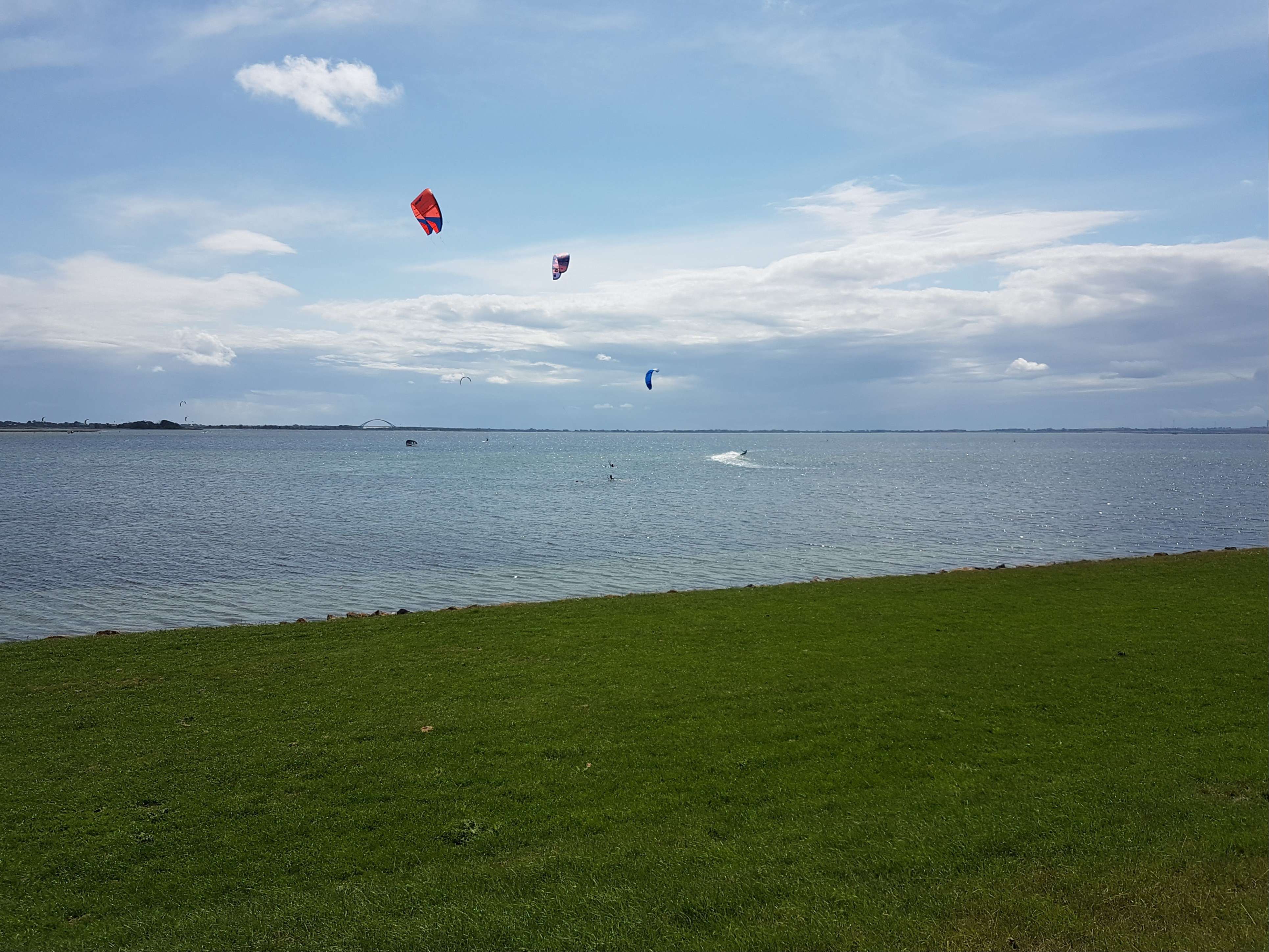 Kiter in Gollendorf auf Fehmarn