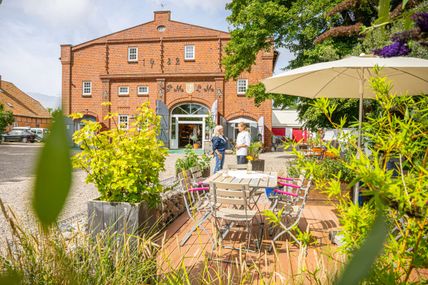 Garten und Scheune vom Hofcafé Albertsdorf