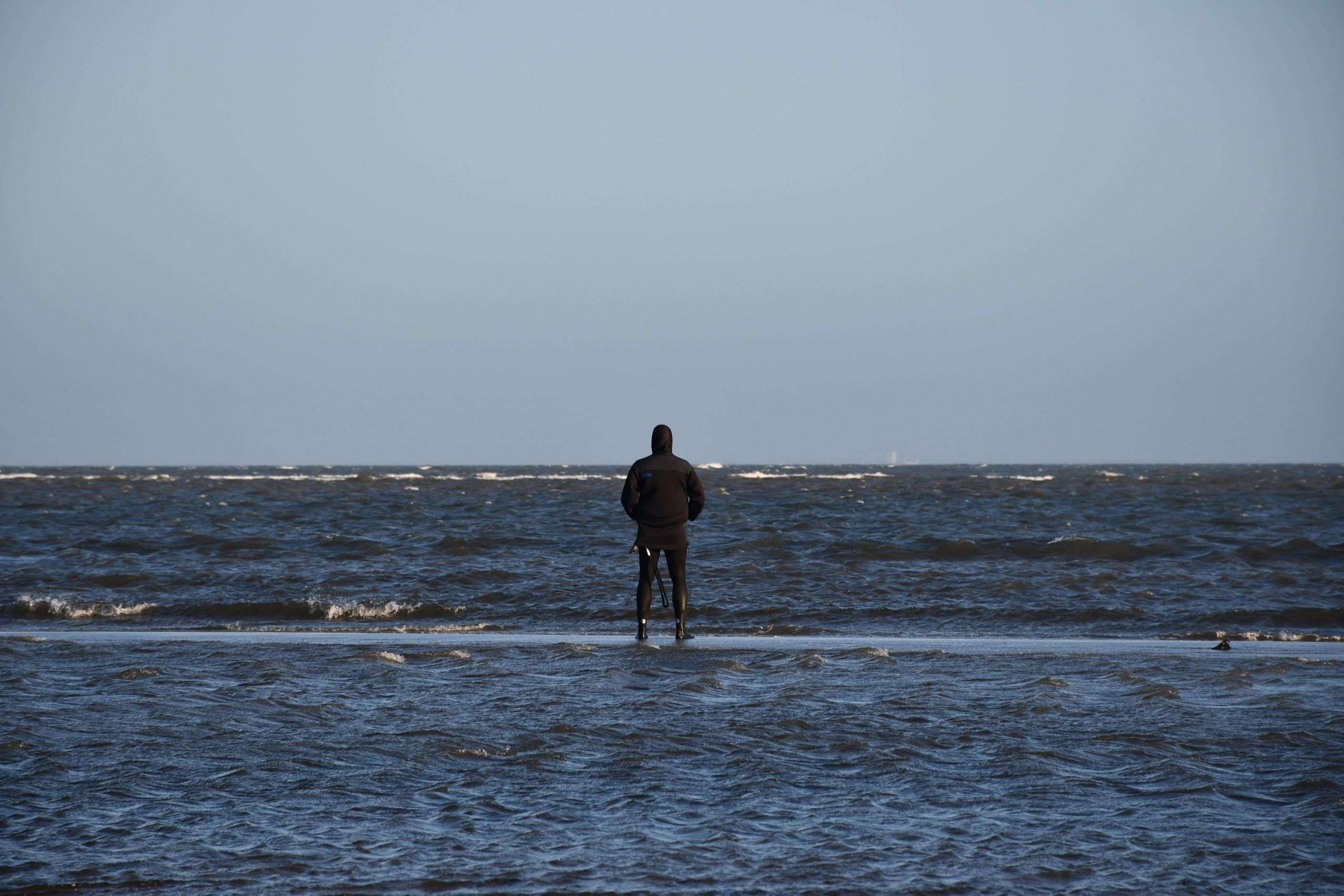 Kitesurfer am Südstrand