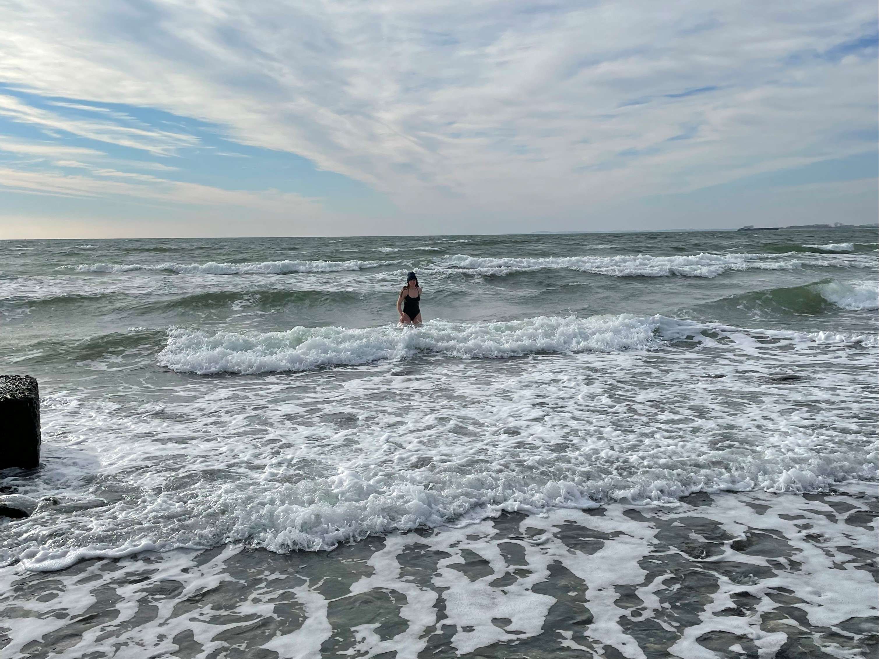 Winterbaden auf Fehmarn 