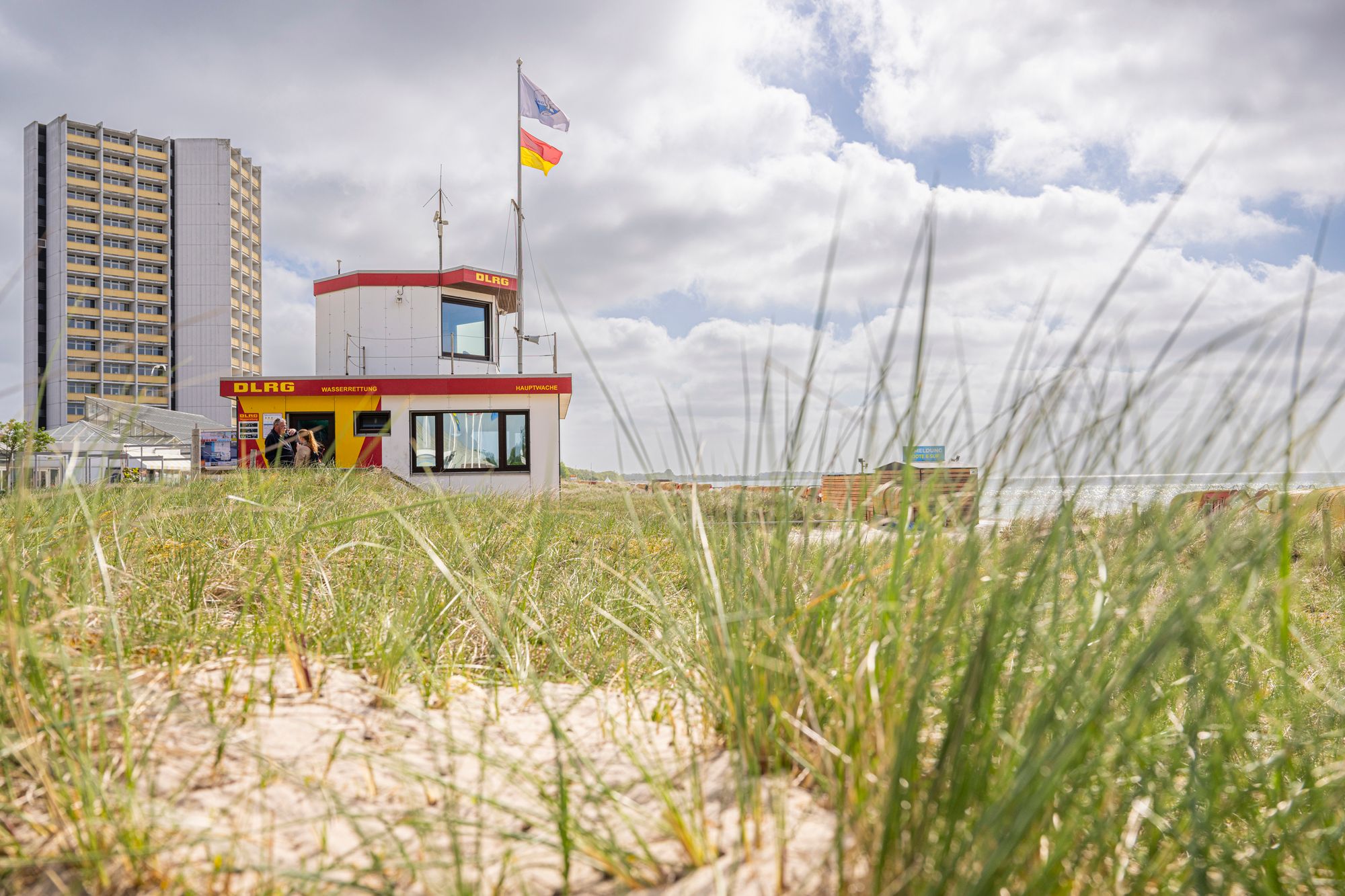 DLRG am Südstrand auf Fehmarn