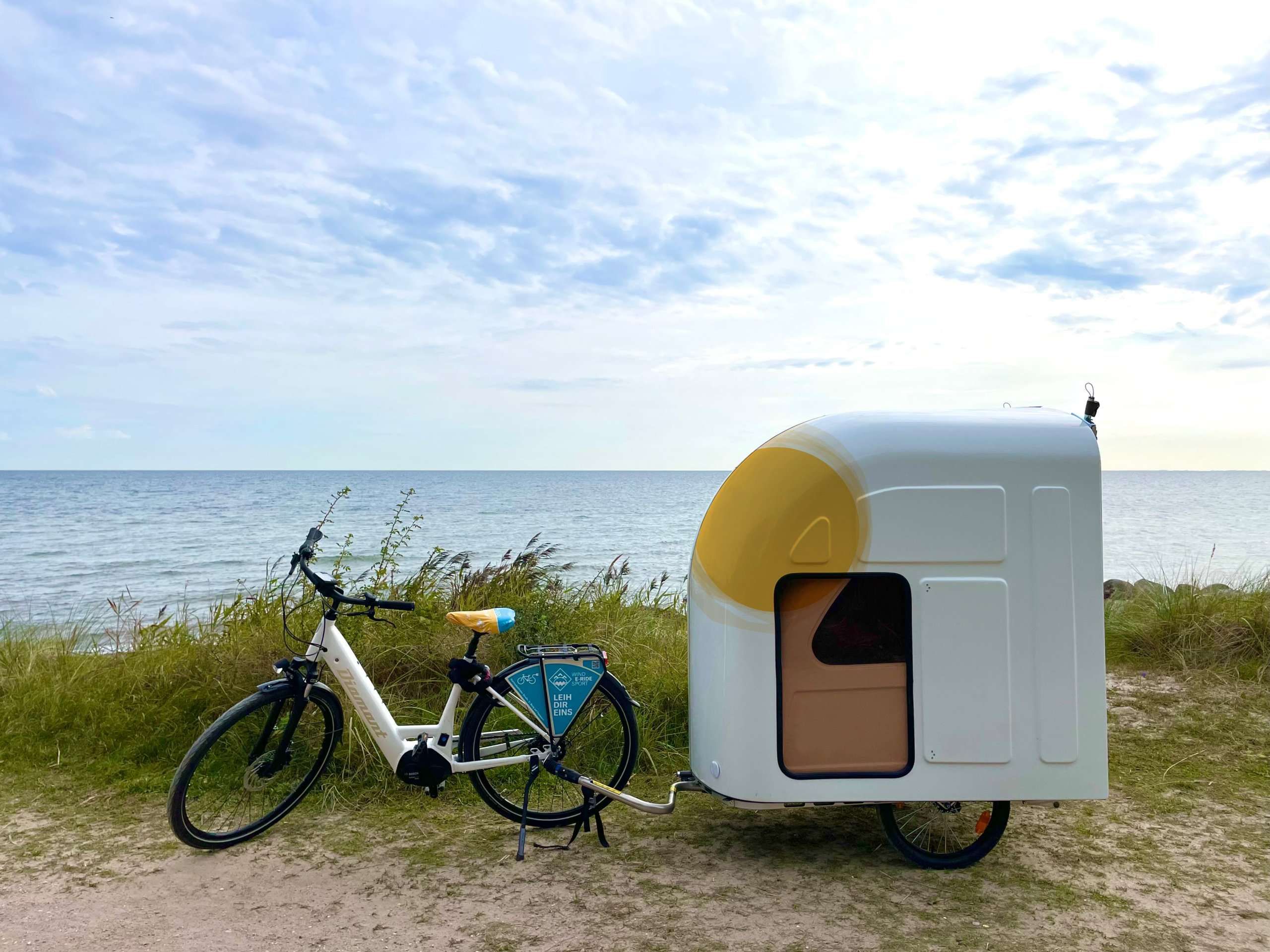 Fahrrad-Camper - Miniwohnwagen fürs Fahrrad