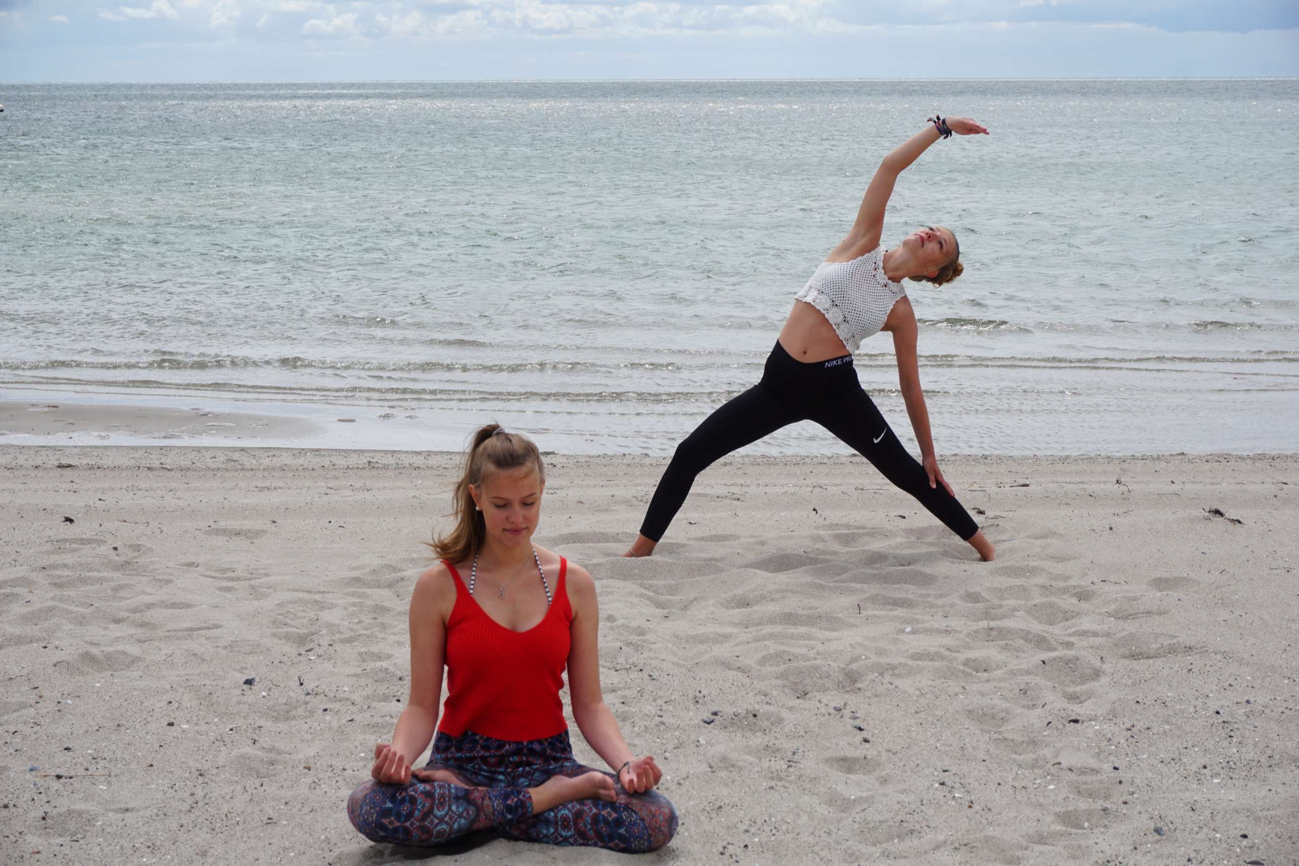 Yoga am Südstrand auf Fehmarn 