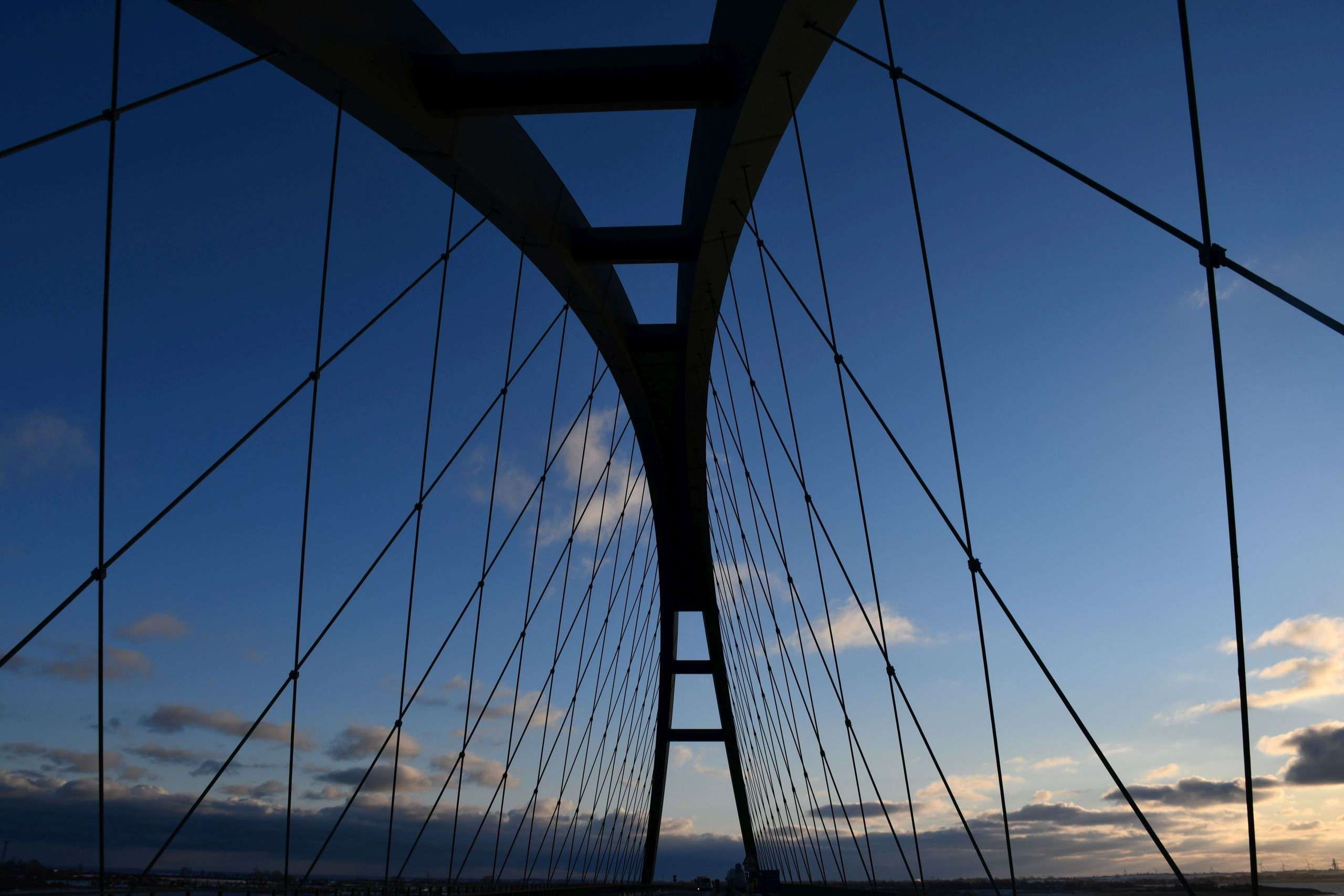 Zu Fuß über die Fehmarnsundbrücke