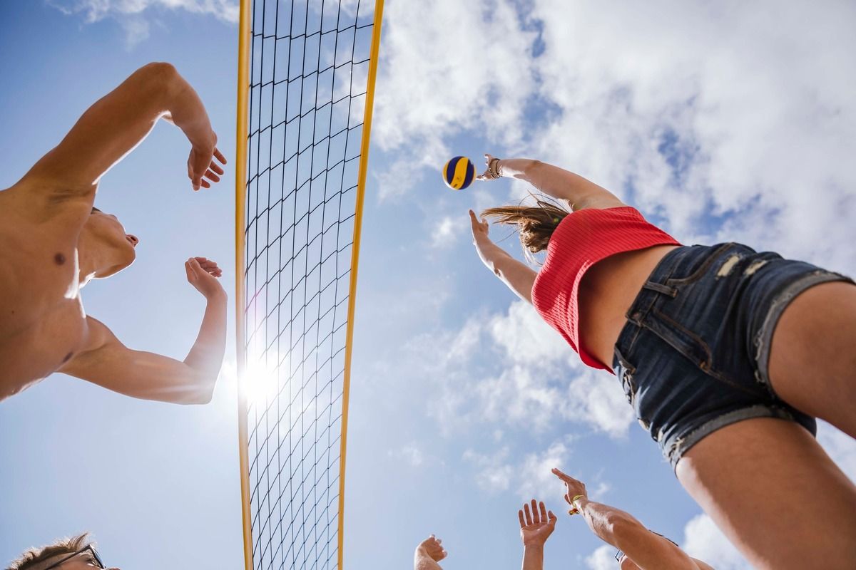 Beachvolleyball auf Fehmarn