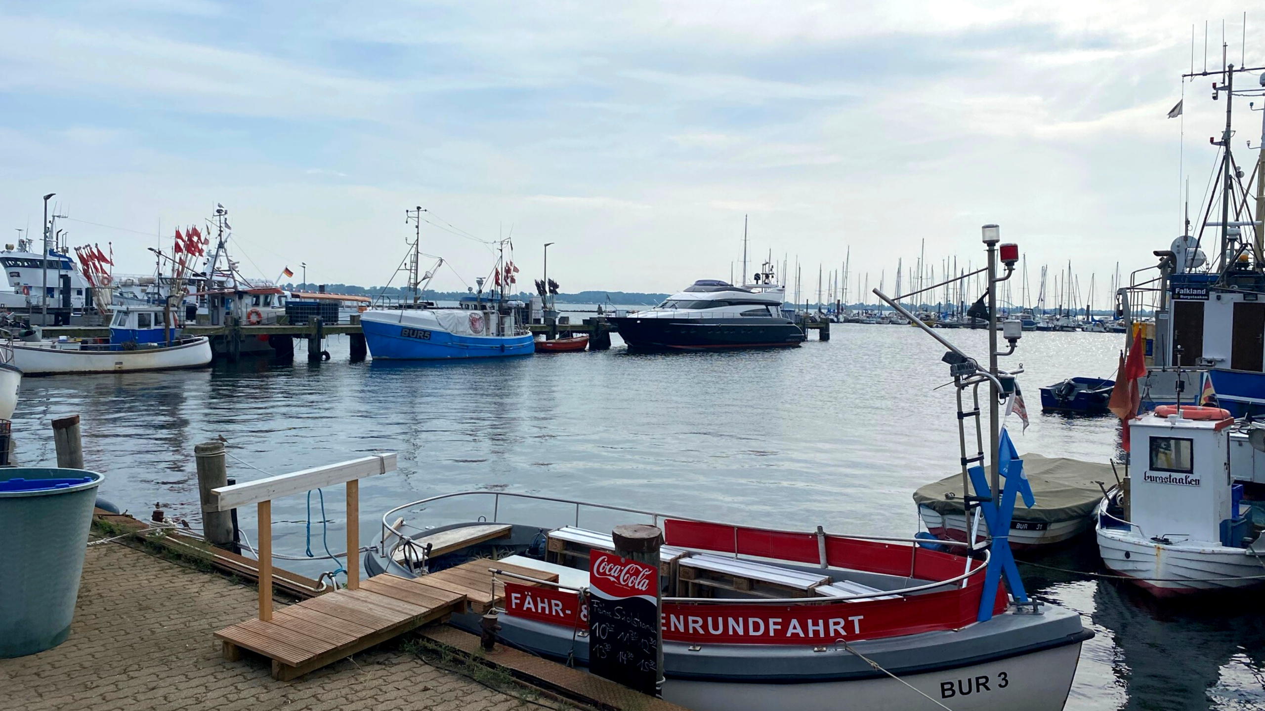 Hafen Burgstaaken auf Fehmarn 