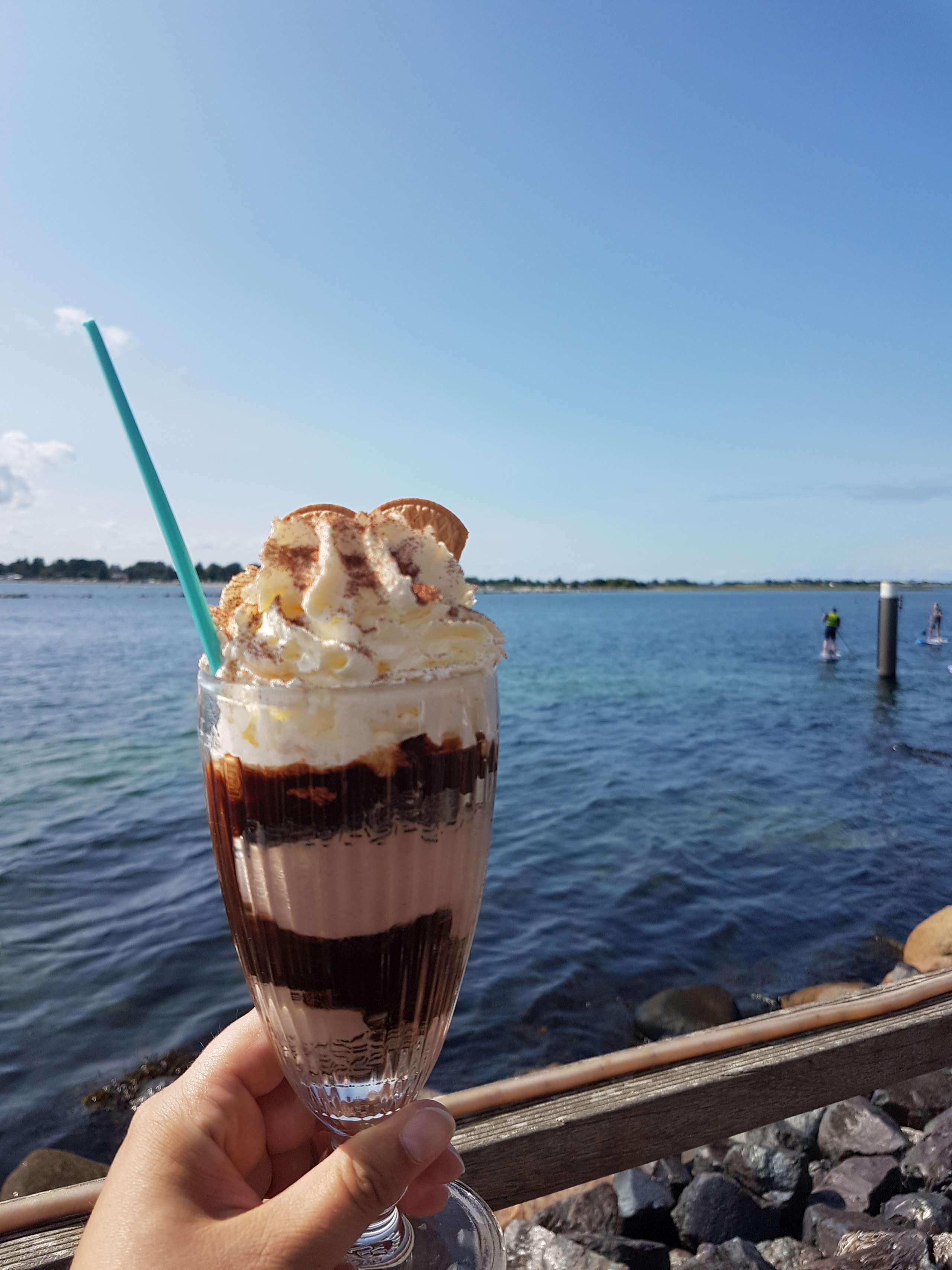 Eis essen auf Fehmarn