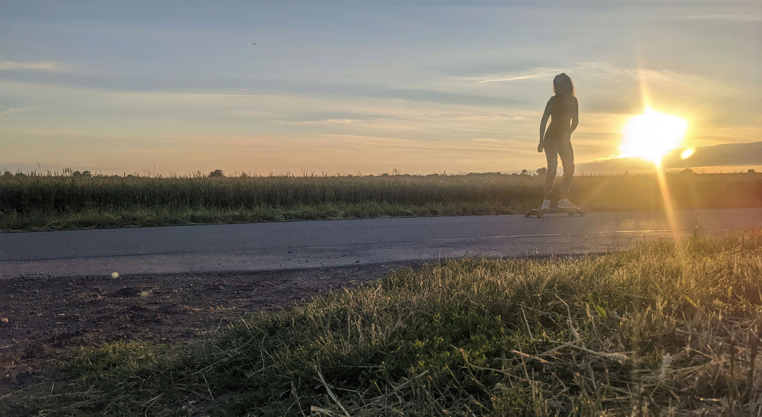 Longboarden im Inselwesten auf Fehmarn 