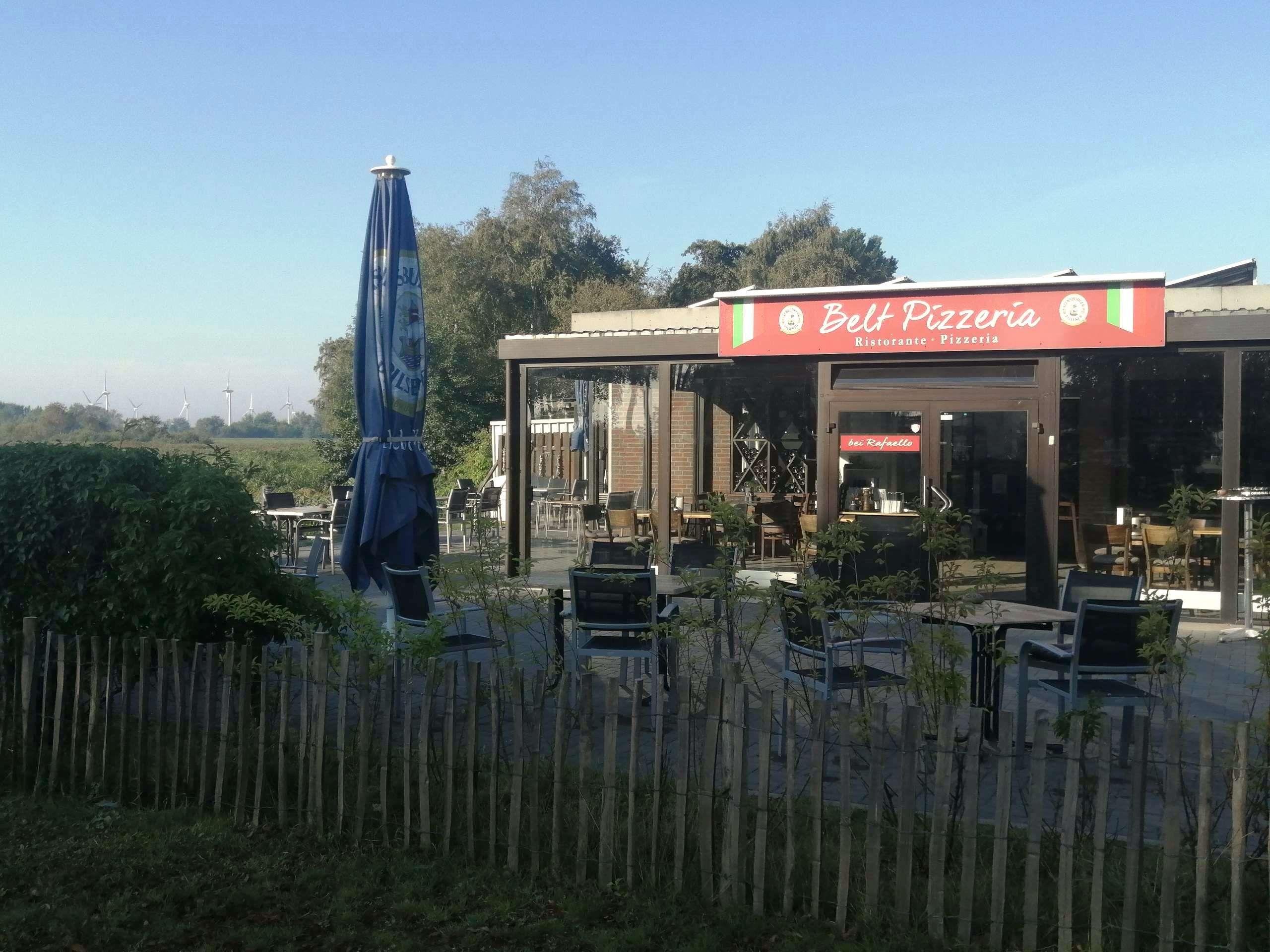 Pizzeria auf dem Beltcampingplatz auf Fehmarn