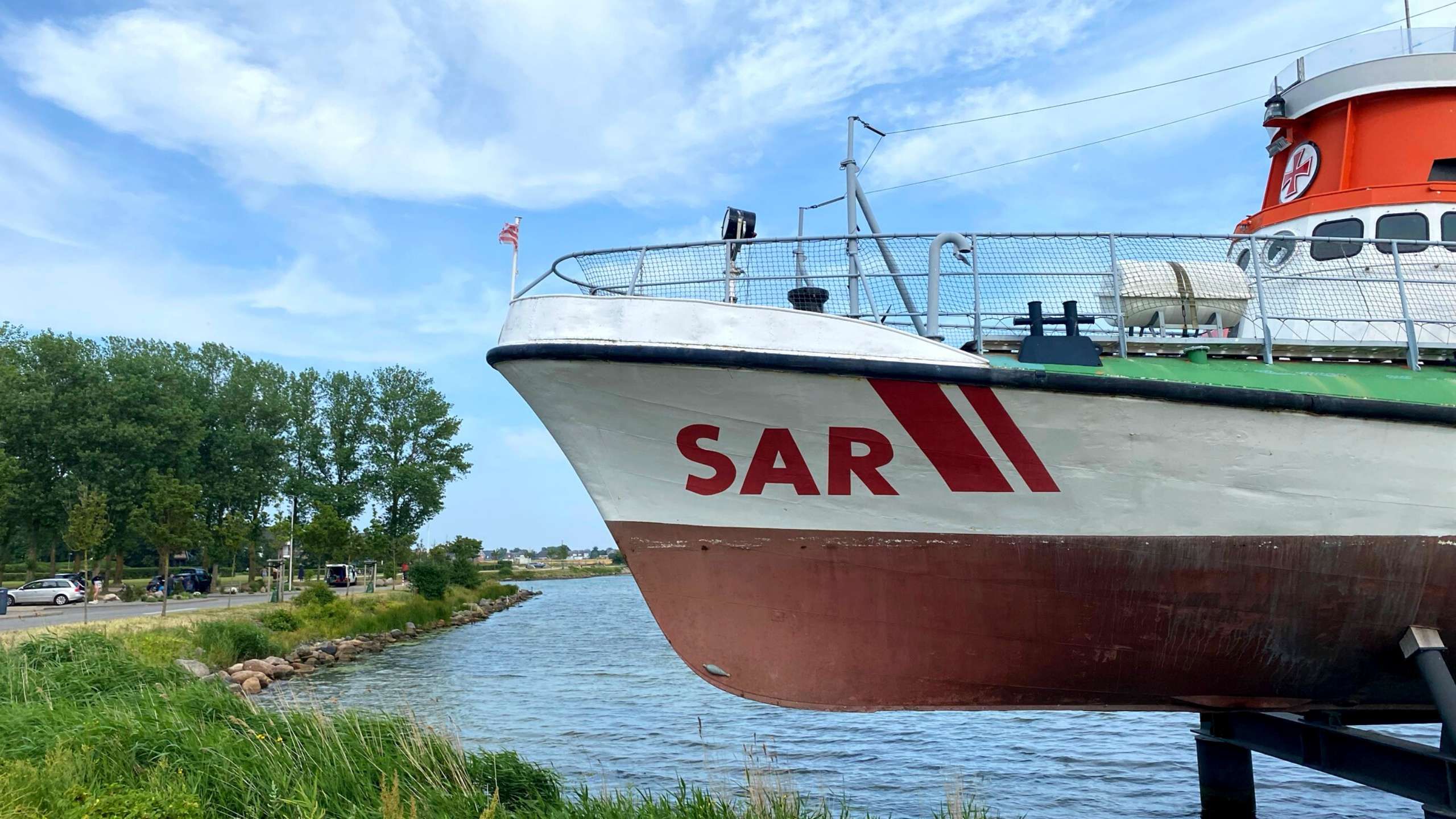 Seenotrettungskreuzer  in Burgstaaken auf Fehmarn