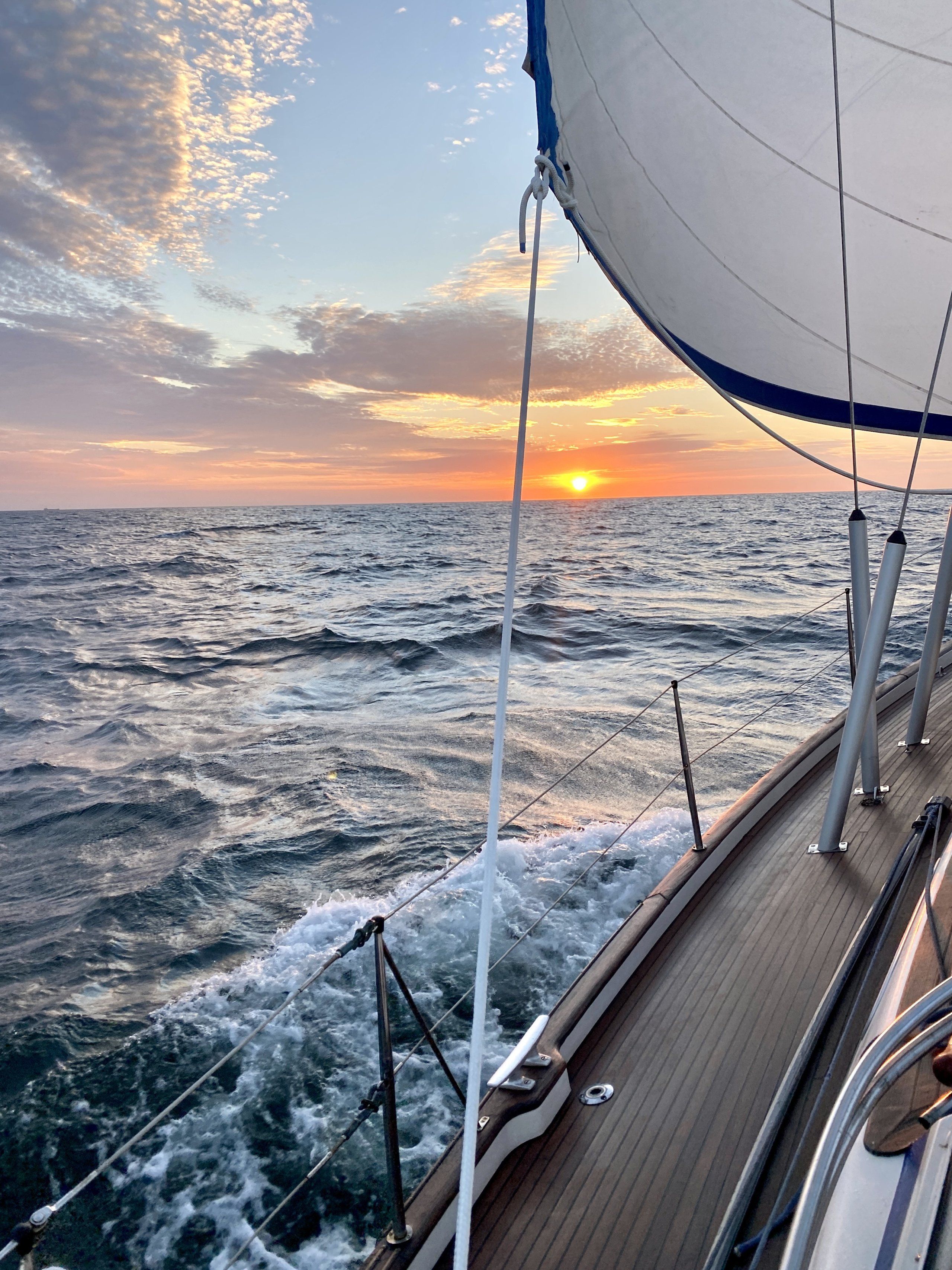 Yacht auf der Ostsee bei Fehmarn