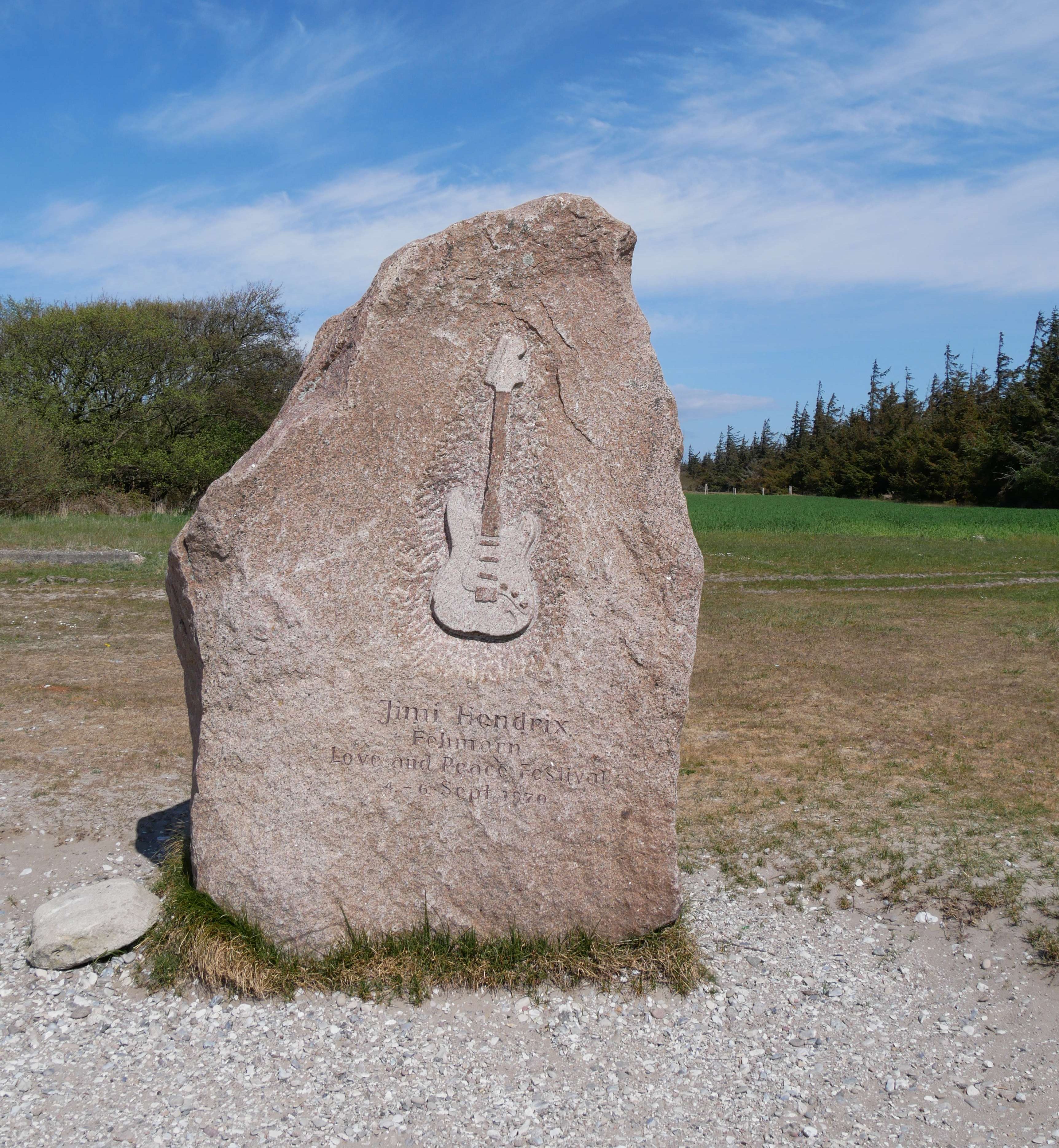 Jimi Hendrix Gedenkstein