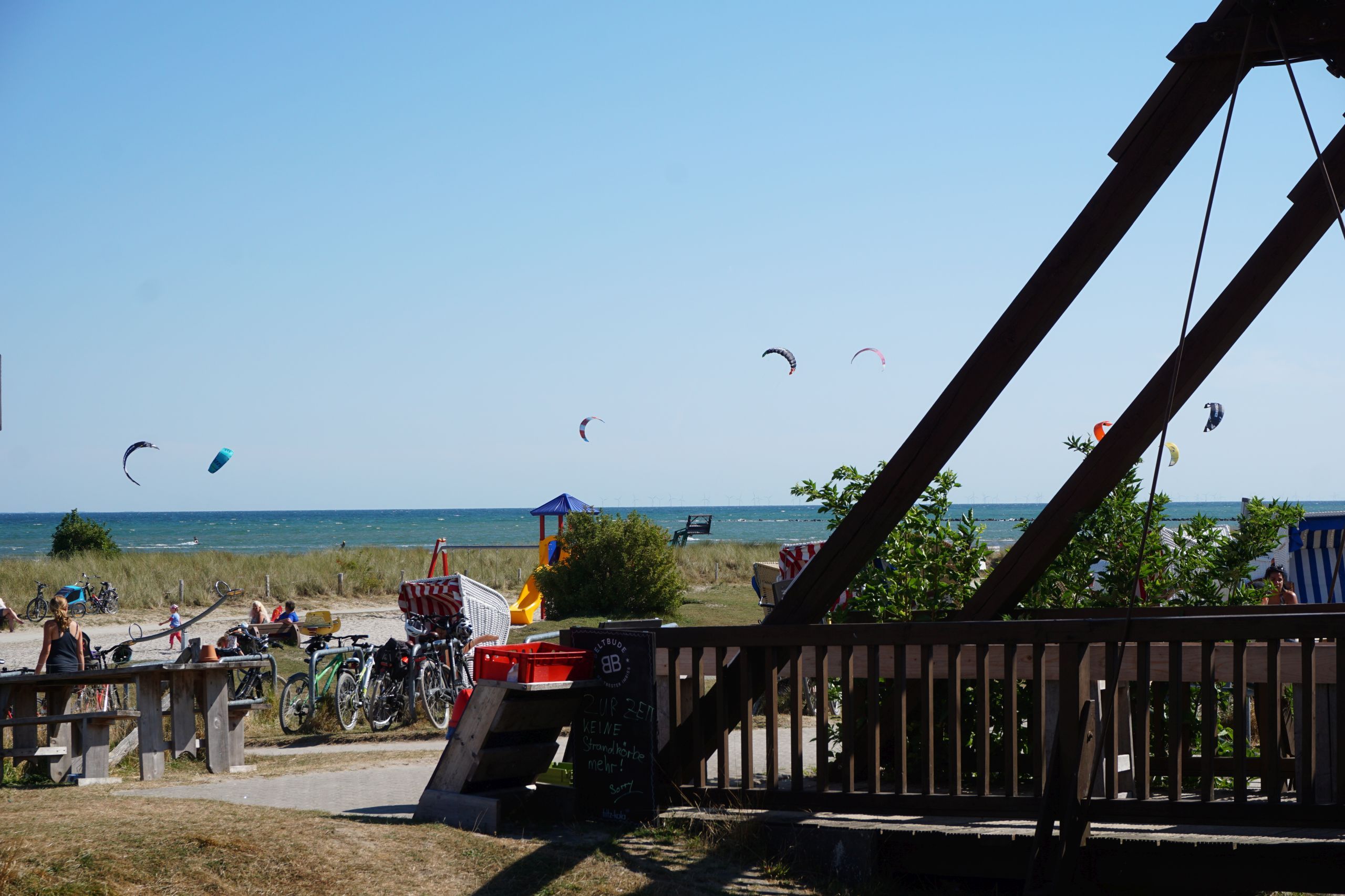 Beltbude am Grünen Brink auf Fehmarn 