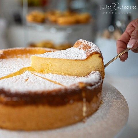 Käsekuchen der Fehmarnschen Tortenbotschaft Anja Neumann