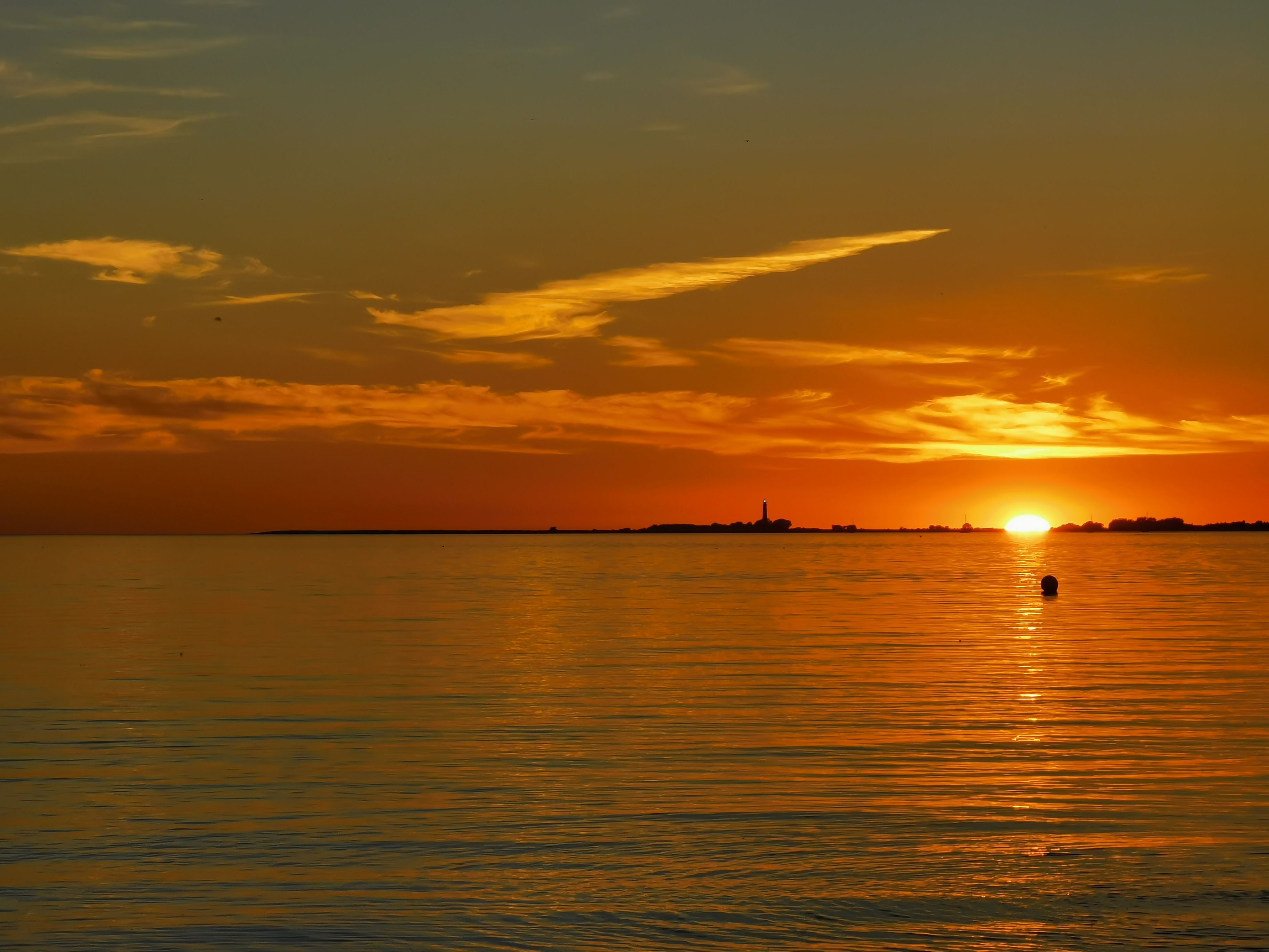 Sonnenuntergang Strukkamphuk auf Fehmarn 