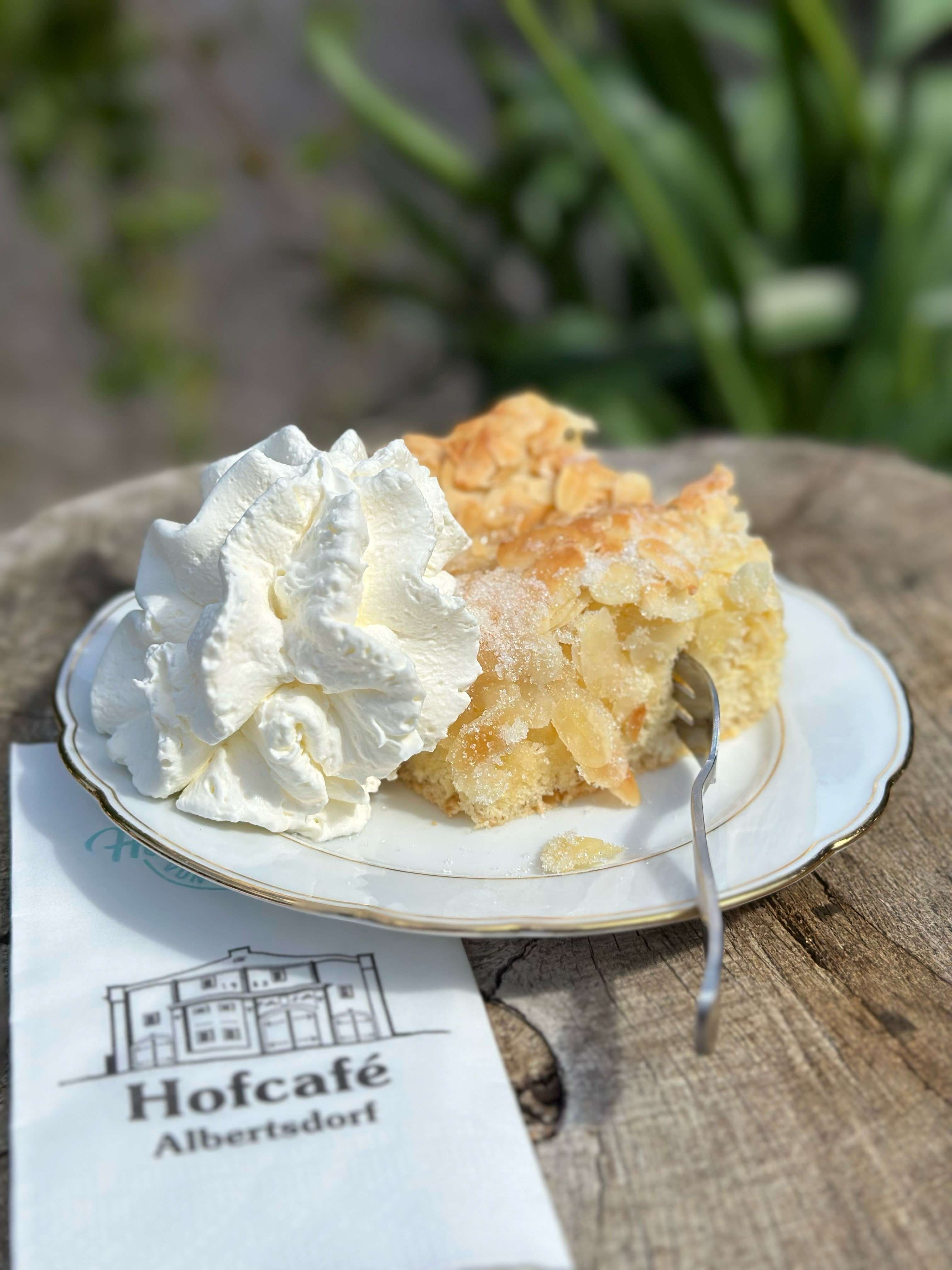 Butterkuchen im Hofcafé Albertsdorf