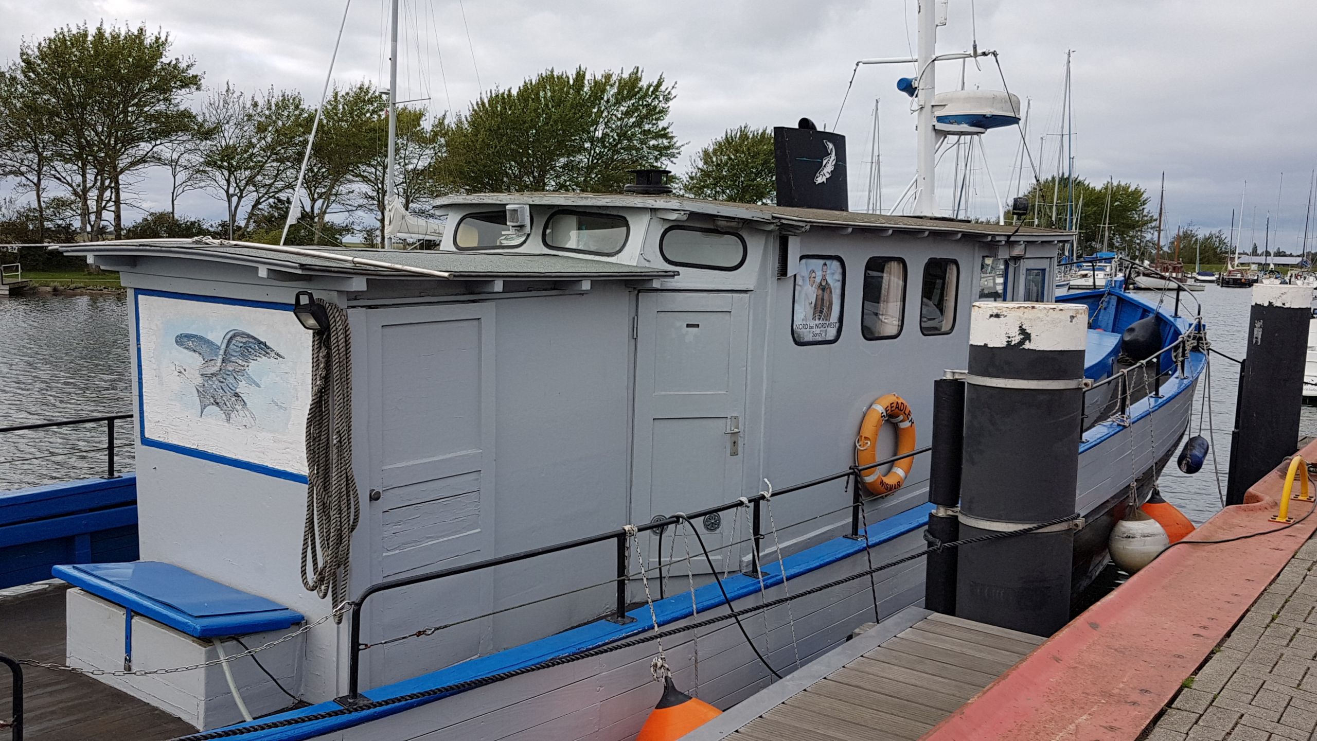 Hausboot Nord bei Nordwest auf Fehmarn in Orth