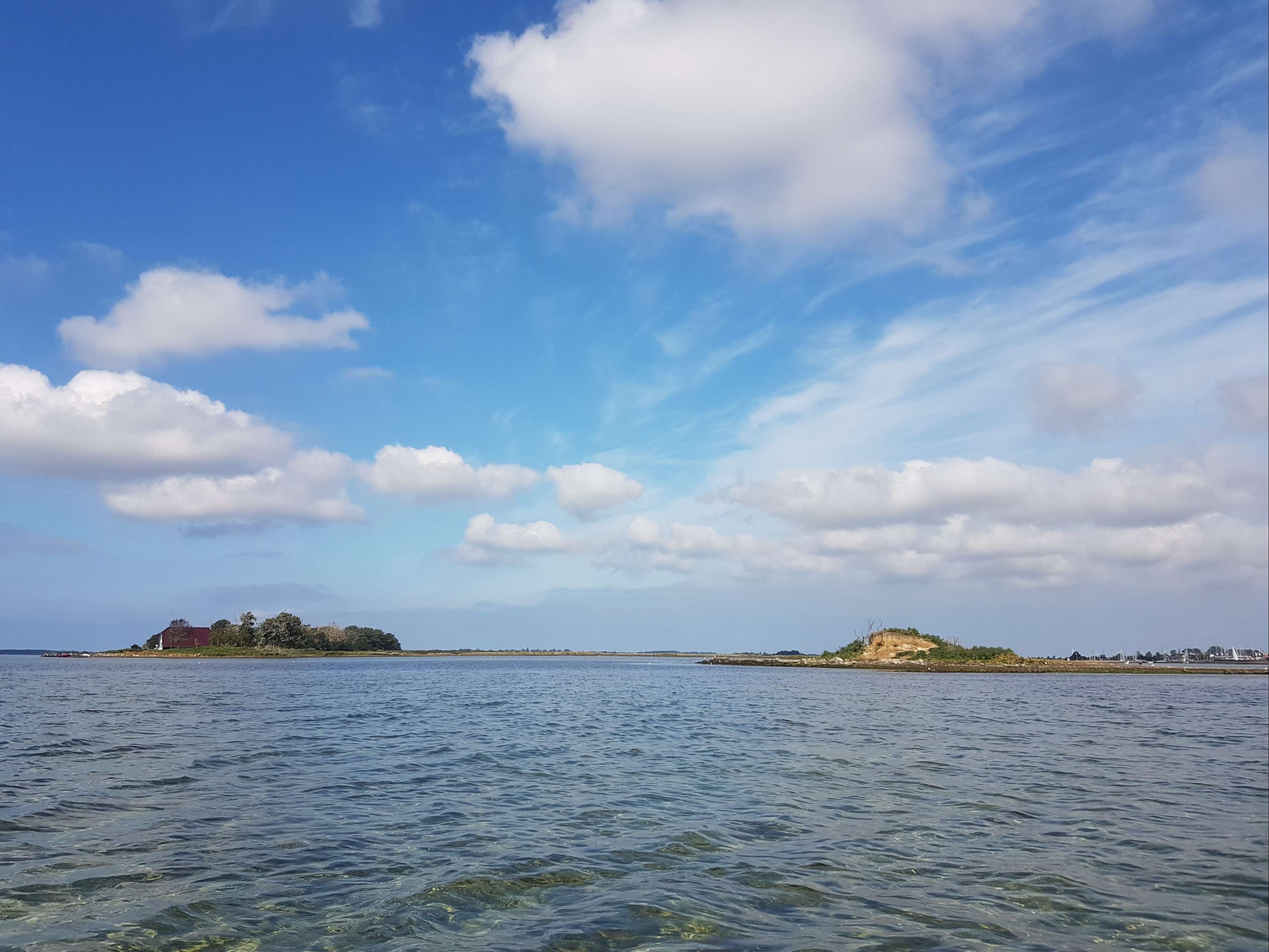 Insel Warder in der Orther Reede auf Fehmarn 