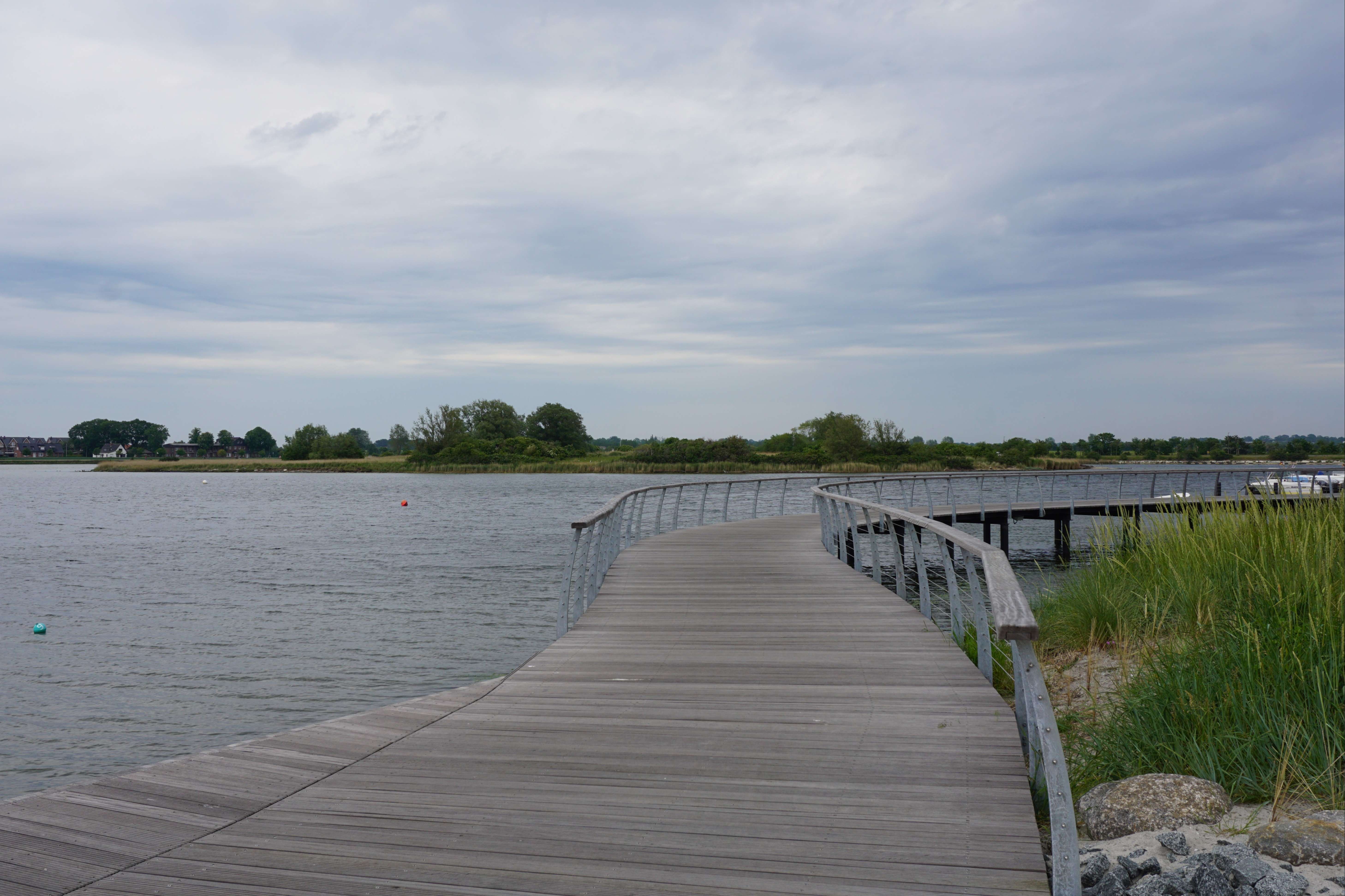 Yachthafenpromenade in Burgtiefe auf Fehmarn