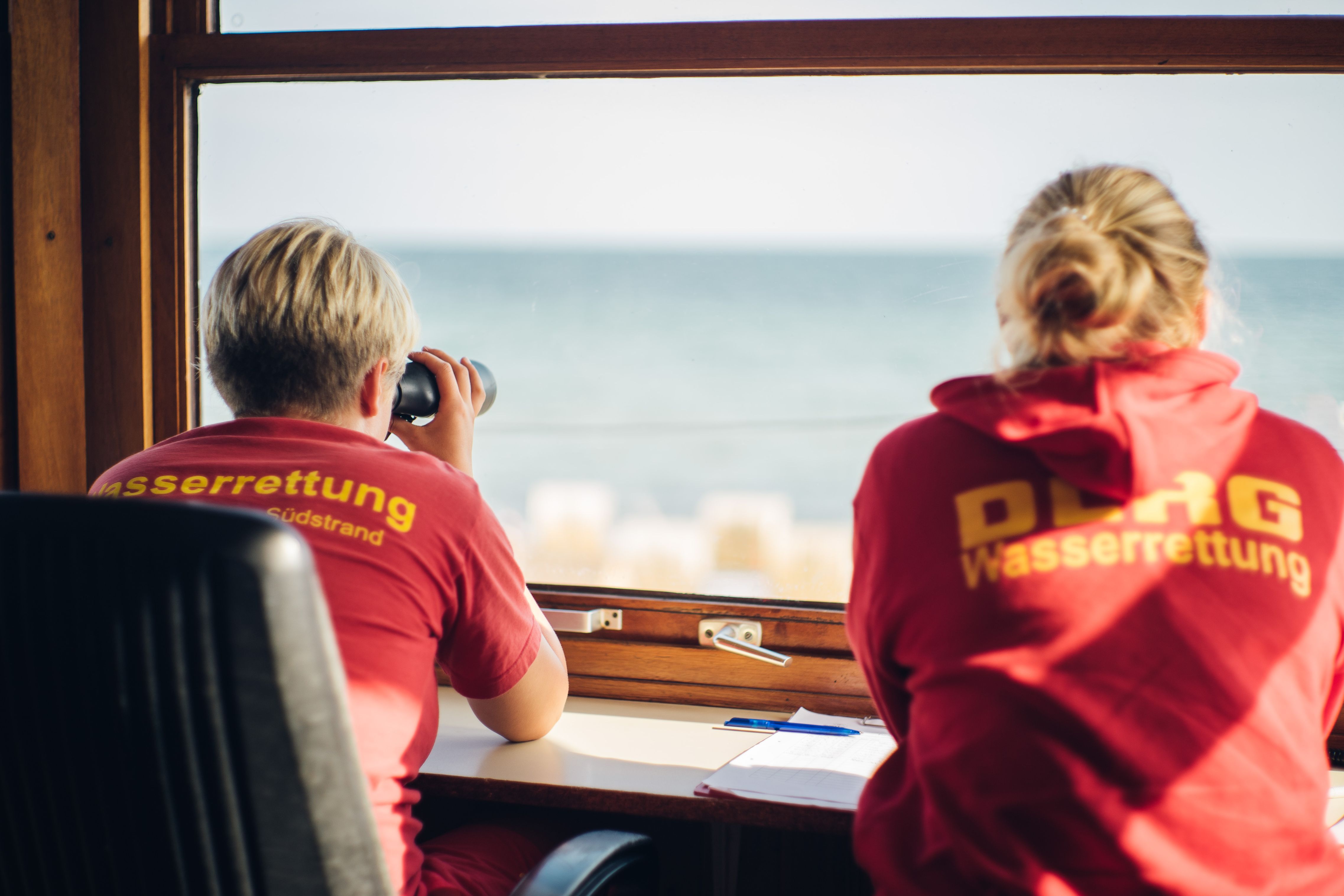 DRLG Strandüberwachung am Südstrand auf Fehmarn 