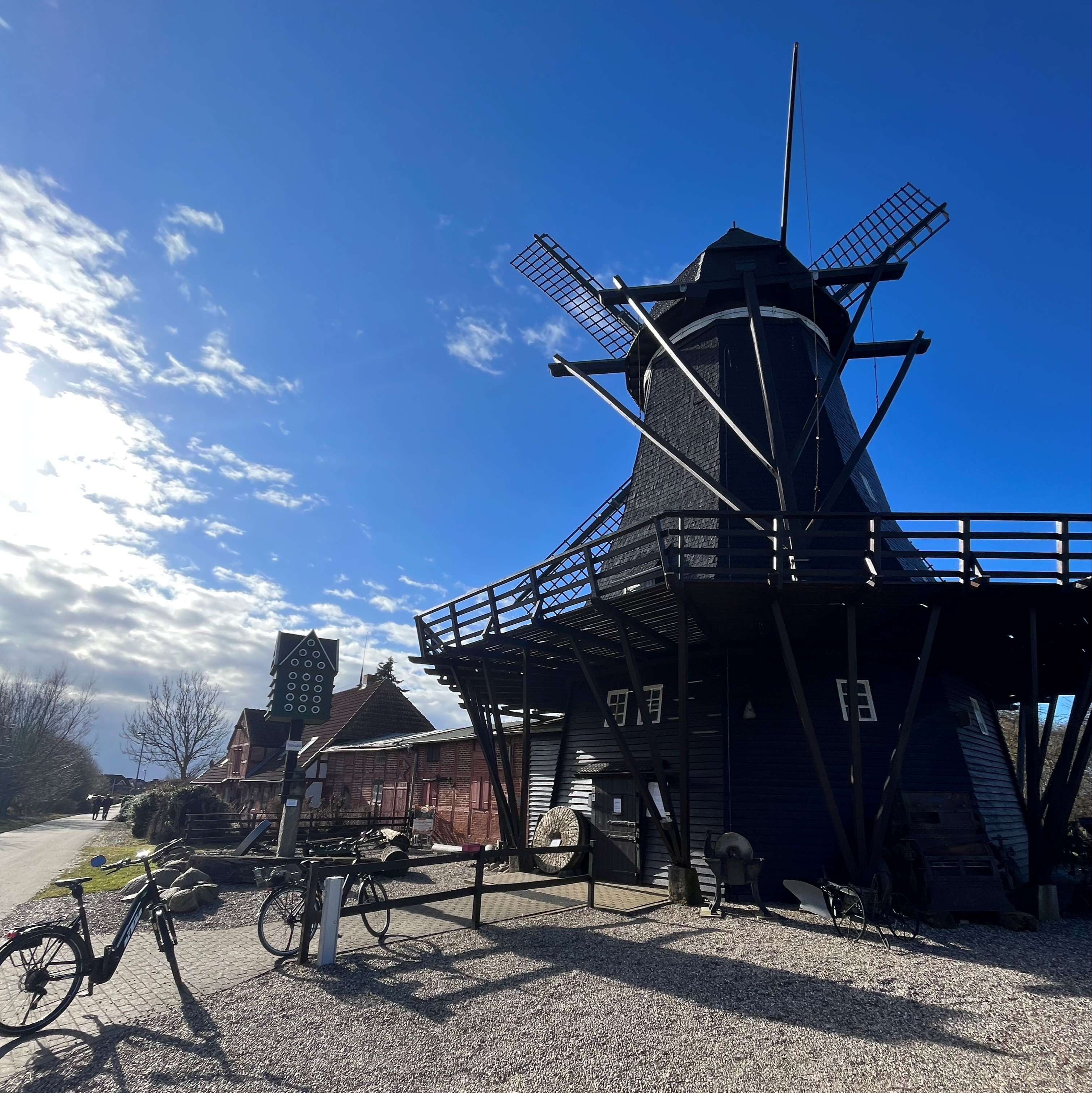 Die Mühle in Lemkenhafen auf Fehmarn